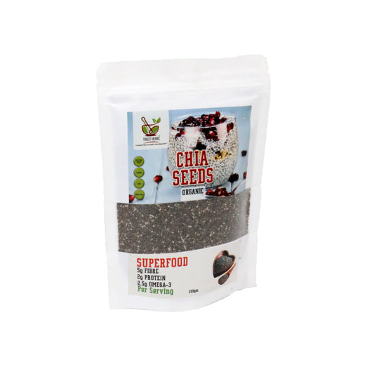 TRUST HERBS CHIA SEEDS ORGANIC 200G