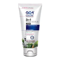 GO4 GLOW 3IN1 WASH SCRUB MASK 200G