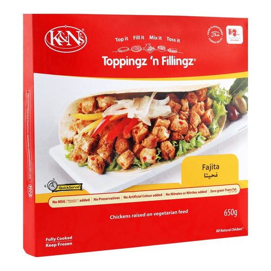 K&NS TOPPINGZ N FILLING TIKKA 650G