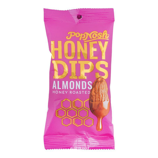 POP NOSH HONEY DIPS ALMONDS