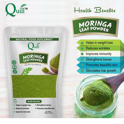 QUILL MORINGA LEAF POWDER 125G