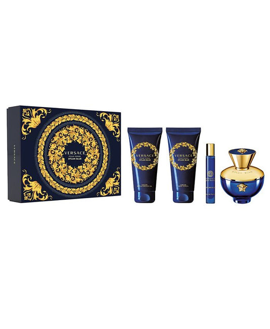 VERSACE POUR FEMME DYLAN BLUE 4PCS SET