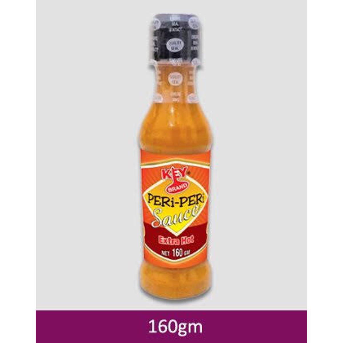 KEY BRAND PERI PERI SAUCE EXTRA HOT 160G