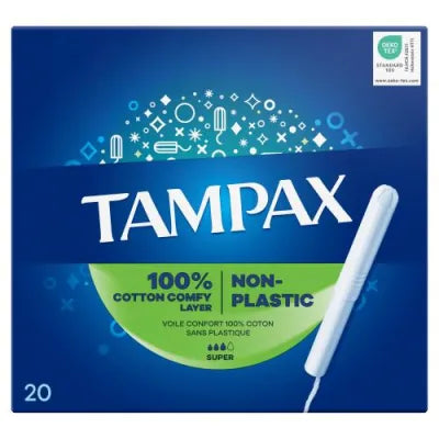 TAMPAX COTTON COMFY LAYER SUPER 20