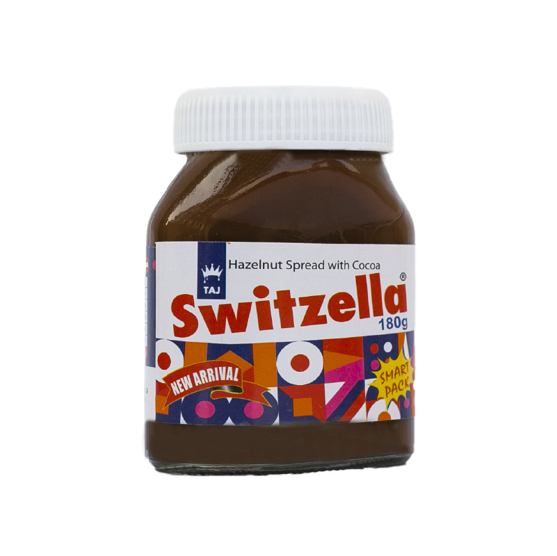 SWITZELLA HAZELNUT COCOA SPREAD 180G
