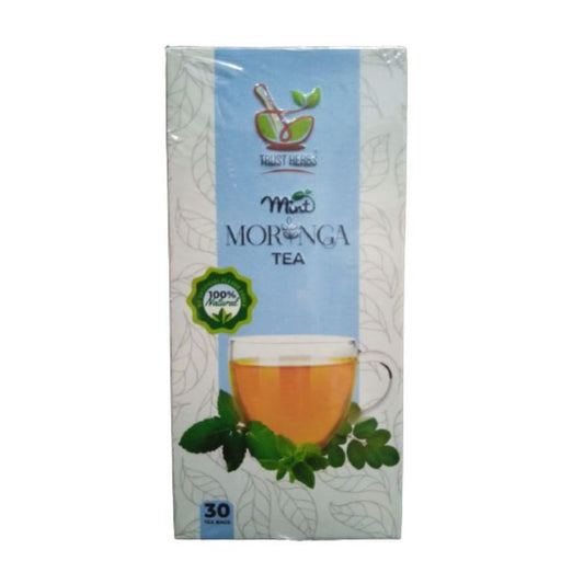TRUST HERBS MORINGA TEA BAGS GREEN TEA 30PCS