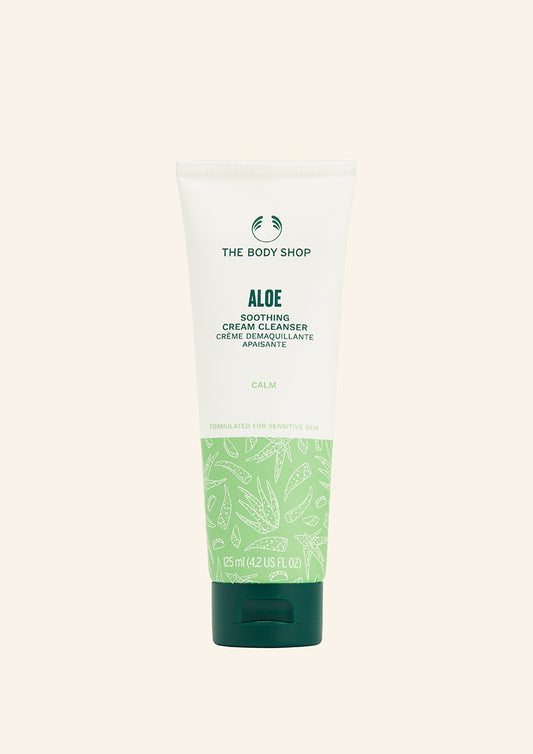 THE BODY SHOP ALOE SOOTHING CREAM CLEANSER 125ML