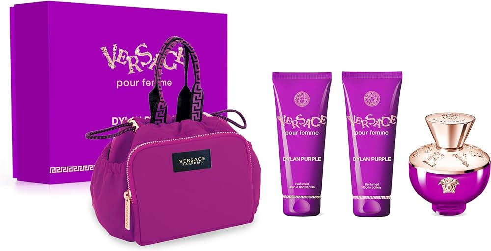 VERSACE POUR FEMME DYLAN PURPLE 4PCS SET