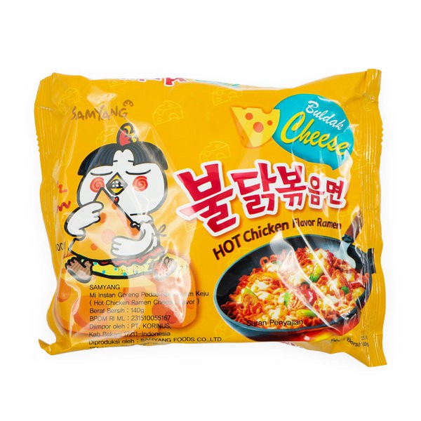 SAMYANG CHEESE HOT CHICKEN FLAVOR RAMEN 140GM