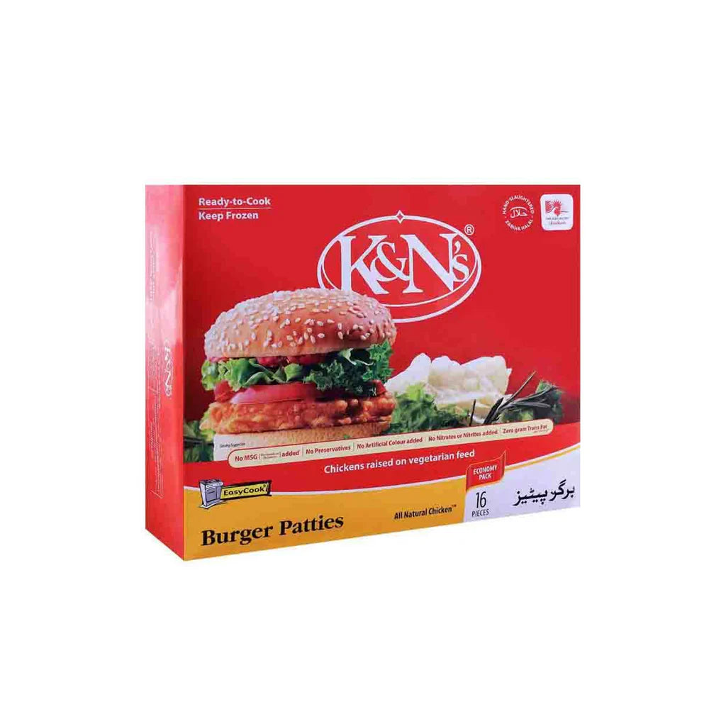 K&NS BURGER PATTIES ECONOMY 1070G