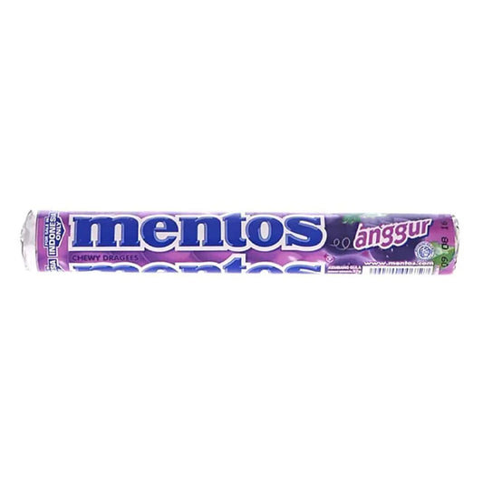 MENTOS CHEW GUM GRAPE 29G