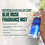 THE BODY SHOP FRAGRANCE MIST BLUE MUSK VEGAN 100ML