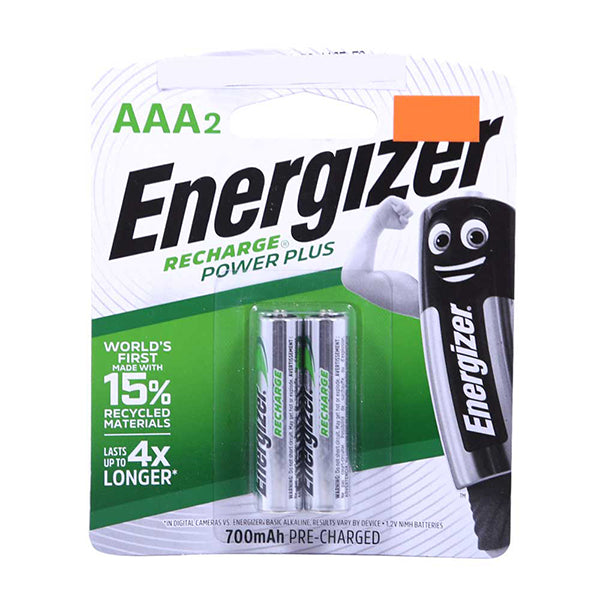 AA2 ENERGIZER RECHARGE PLUS 2 PIECE