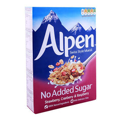 ALPEN NO ADDED SUGAR 560GMALPEN NO ADDED SUGAR CEREAL 550GM