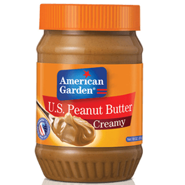 AMERICAN GARDEN PEANUT BUTTER CREAMY 18 OZ 510G