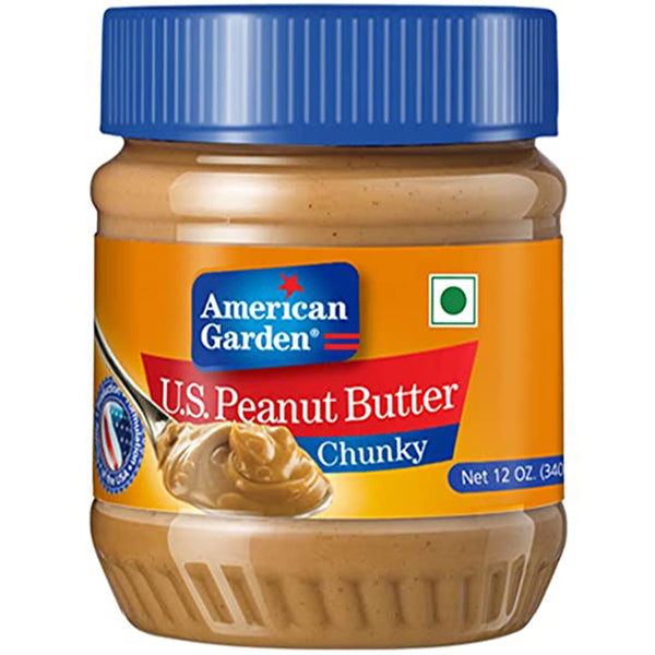 AMERICAN GARDEN PEANUT BUTTER CHUNKY 340G
