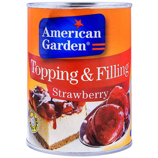 AMERICAN GARDEN TOPPING FILLING STRAWBERRY 595G