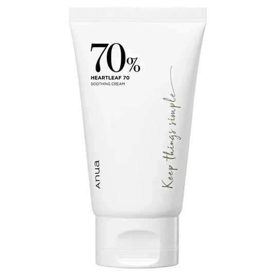 ANUA Heartleaf 70 Soothing Cream 100ml Calming Moisturizer for Sensitive Skin