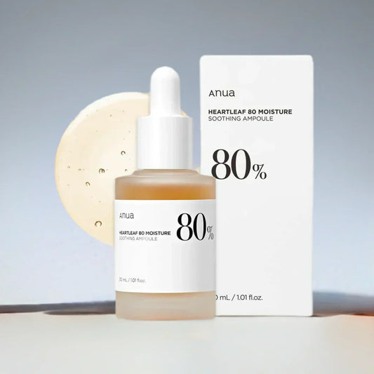 ANUA Heartleaf 80 Moisture Soothing Ampoule 30ml Hydrating Serum for Sensitive Skin