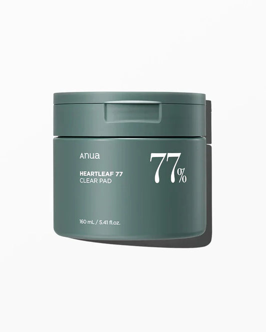 ANUA Heartleaf 77% Clear Pad 160ml Exfoliating Toner Pads for Sensitive Skin