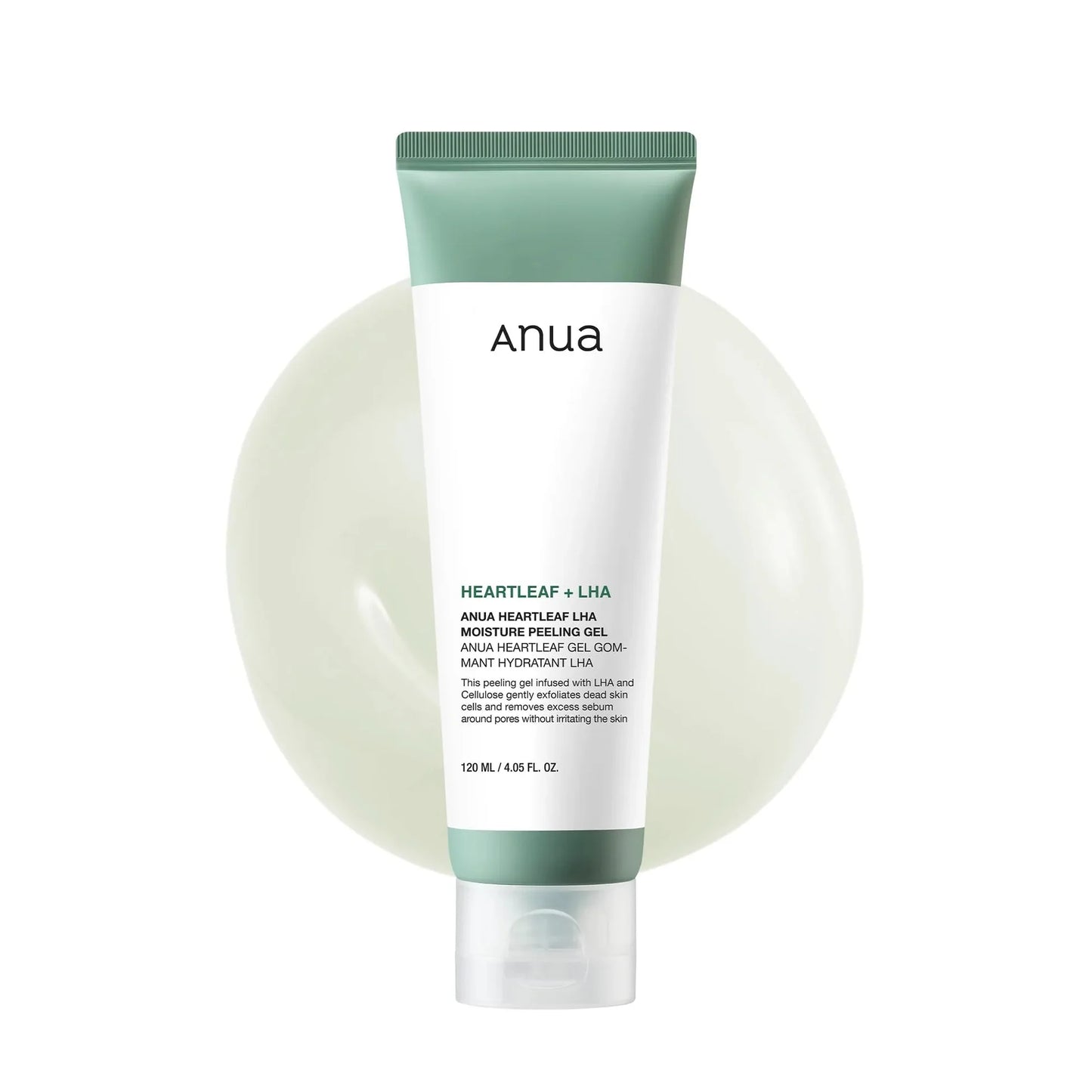ANUA Heartleaf LHA Moisture Peeling Gel 120ml Gentle Exfoliating Gel for Smooth Skin
