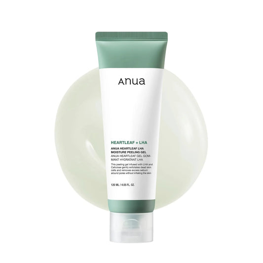 ANUA Heartleaf LHA Moisture Peeling Gel 120ml Gentle Exfoliating Gel for Smooth Skin
