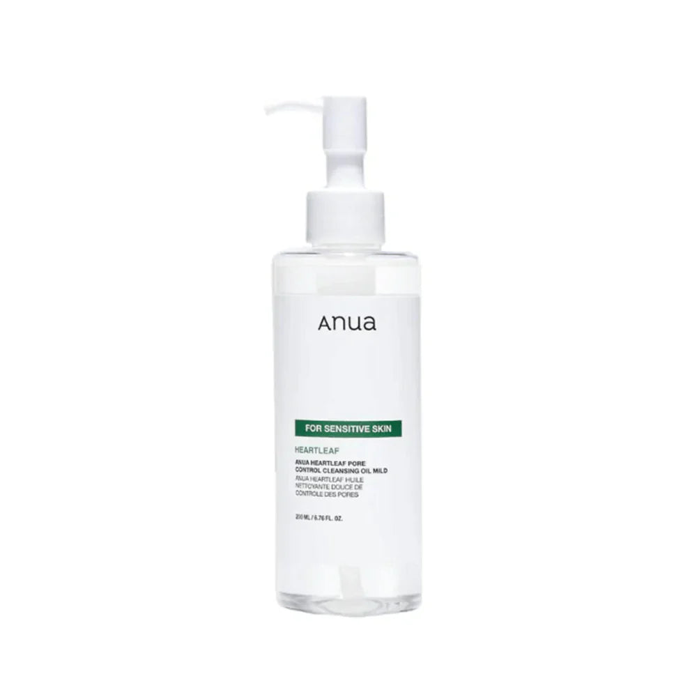 ANUA Heartleaf Pore Control Cleansing Oil Mild 200ml Makeup Remover Oil Cleanser