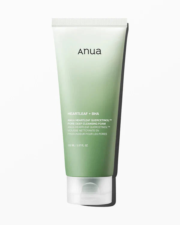 ANUA Heartleaf Quercetinol Pore Deep Cleansing Foam 150ml Korean Face Wash for Pores