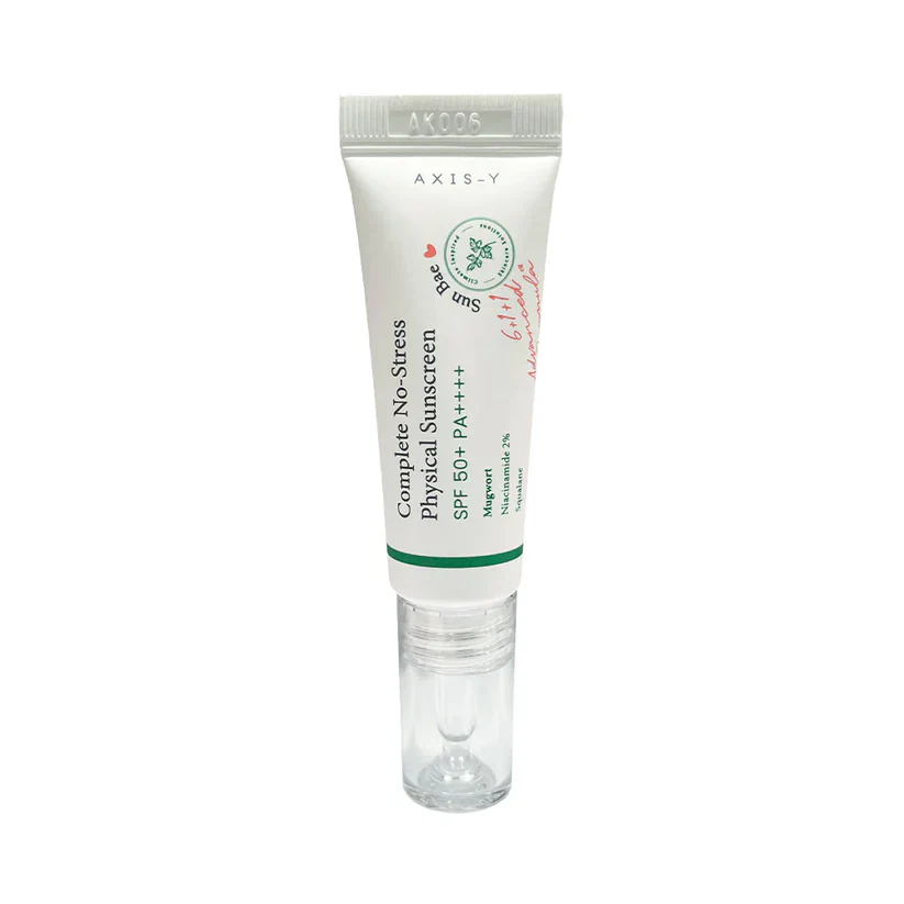 AXIS-Y Complete No-Stress Physical Sunscreen SPF50+ – Lightweight Mineral Sunscreen (50ml)