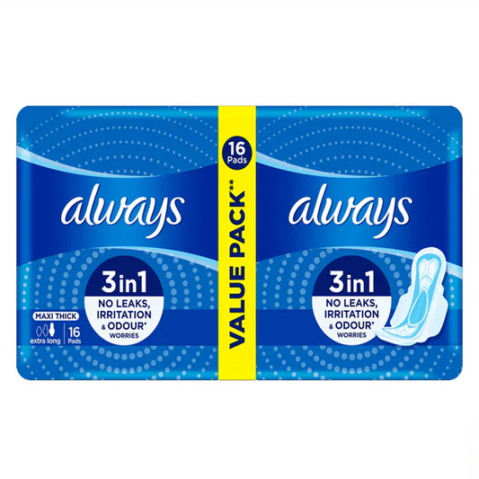 ALWAYS 3IN1 MAXI THICK 16 SANITARY PADS