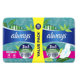 ALWAYS 3IN1 HERBAL FRESHNESS ULTRA THIN 14 SANITARY PADS