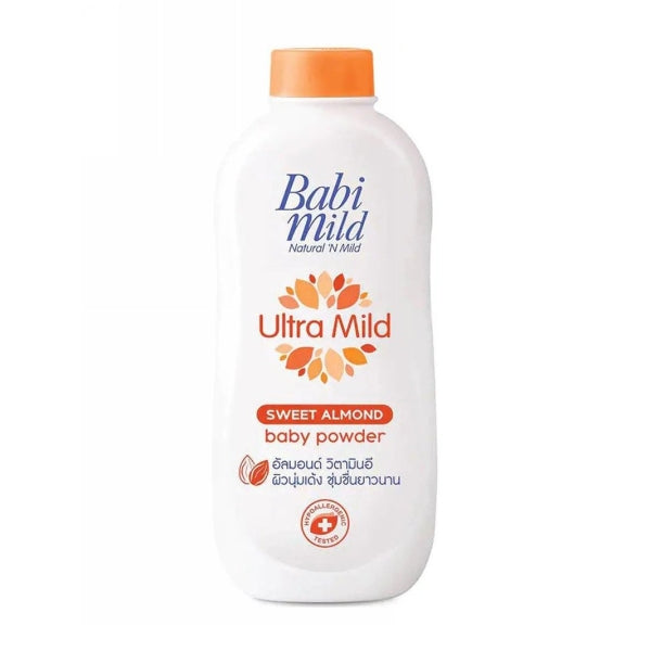 BABI MILD ULTRA MILD SWEET ALMOND BABY POWDER 380GM