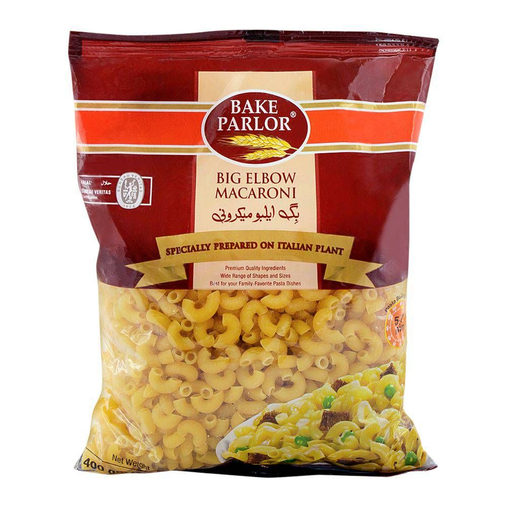 BAKE PARLOR BIG ELBOW MACARONI 400G