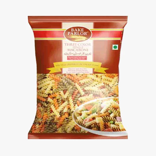 BAKE PARLOR THREE COLOR FUSILLI MACARONI 400G