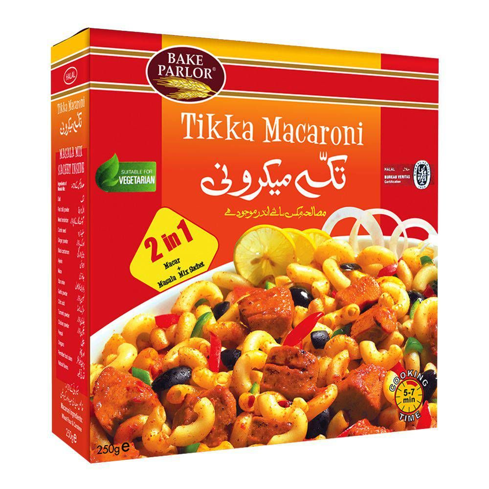 BAKE PARLOR TIKKA MACARONI 250G