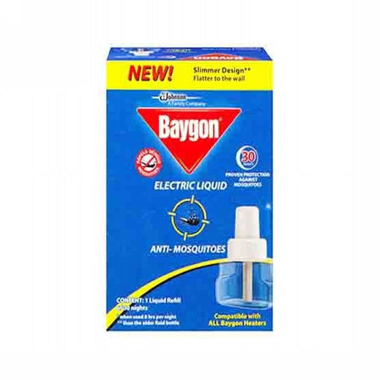 BAYGON ELECTRIC LIQUID 1HEATER+1LIQUID REFIL 30NIGHT