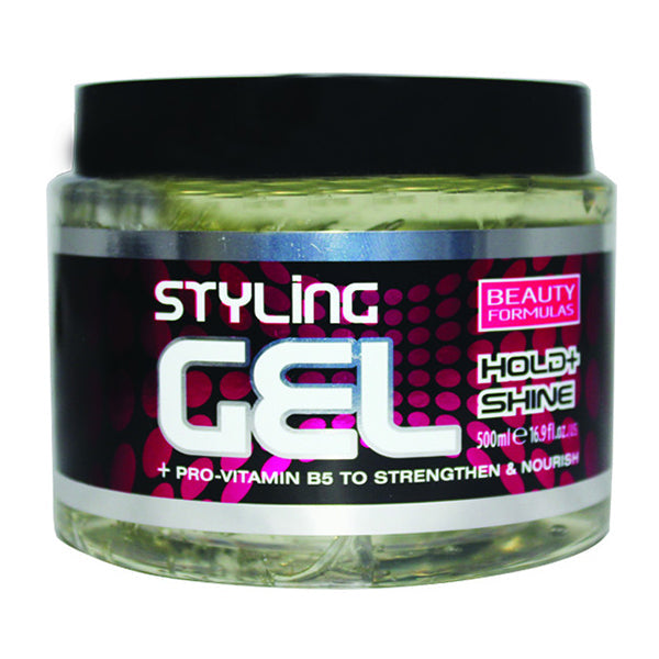 BEAUTY FORMULAS (CLEAR) STYLING GEL 500ML