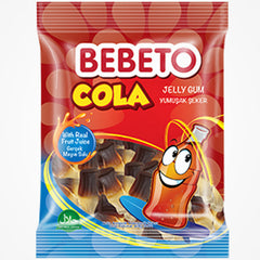 BEBETO PIZZA+COLA JELLY 80GM