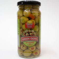 BEST DAY GREEN OLIVES STUFFED 235GM