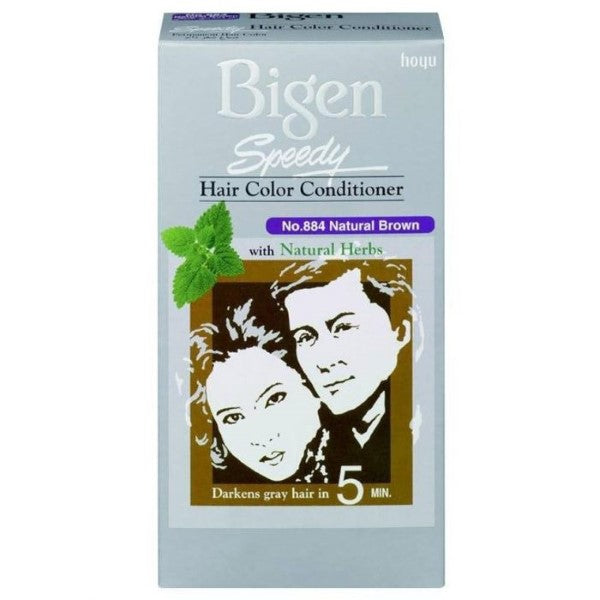 BIGEN SPEEDY HAIR COLOR CONDITIONER NATURAL BROWN 884