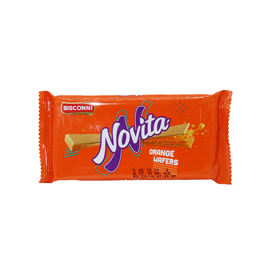 BISCONNI NOVITA CHOCOLATE WAFER ORANGE 12G