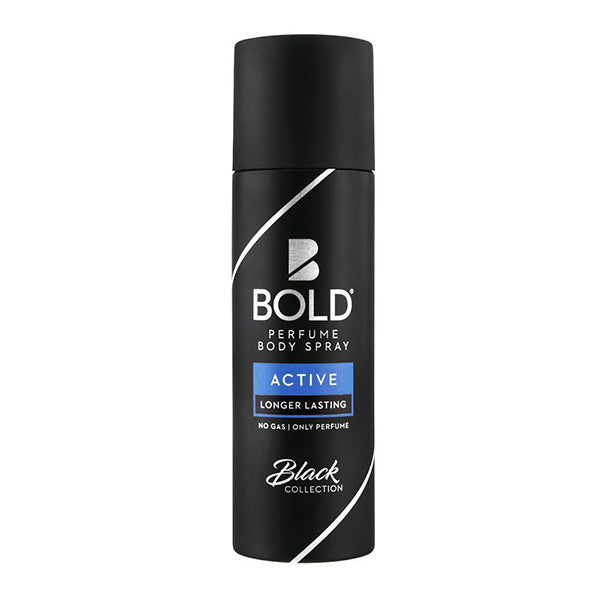BOLD BLACK COLLECTION ACTIVE BODY SPRAY 120ML