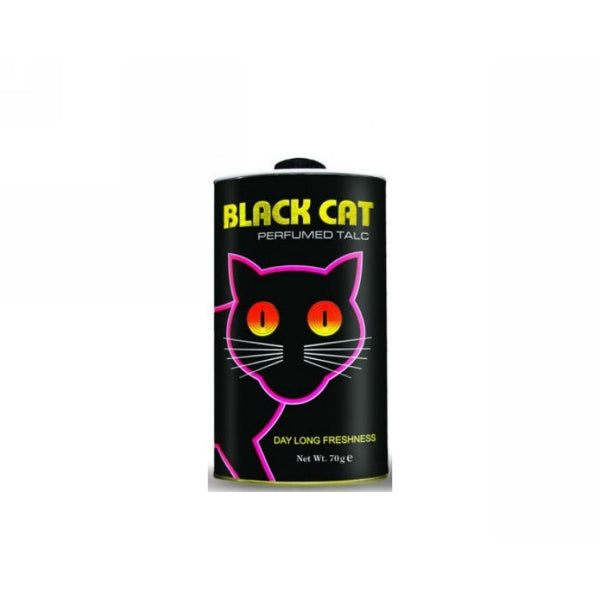 BLACK CAT PERFUMED TALCUM POWDER 70G