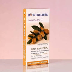 BODY LUXURIES MOISTURIZING BODY WAX STRIPS 18P