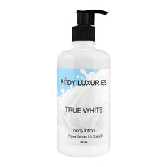 BODY LUXURIES TRUE WHITE BODY LOTION 500ML