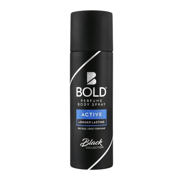 BOLD BODY SPRAY BLACK ACTIVE 120ML