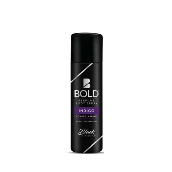 BOLD BODY SPRAY BLACK INDIGO 120ML