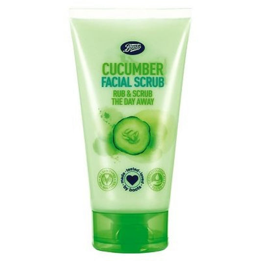 BOOTS CUCUMBER FACIAL SCRUB 150ML