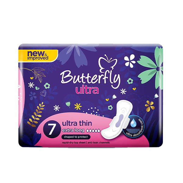 BUTTERFLY ULTRA THIN EXTRA LONG-7PCS