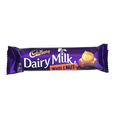 CADBURY DAIRY MILK WHOLE NUT 45G